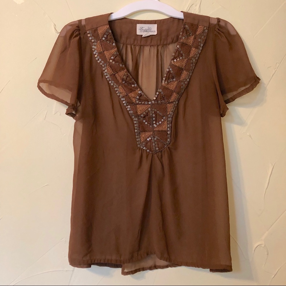 Forever 21 Boho Chic Top - Picture 2 of 4